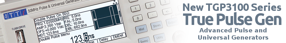 New TGP3100 true pulse generator