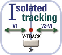 isolated tracking logo
