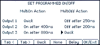 sequenced on display