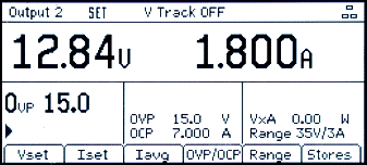 Over voltage protection display