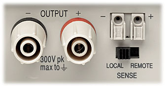 Remote sense terminals and switch