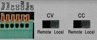 rear panel connections