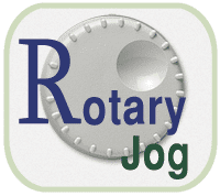 Rotary jog wheel