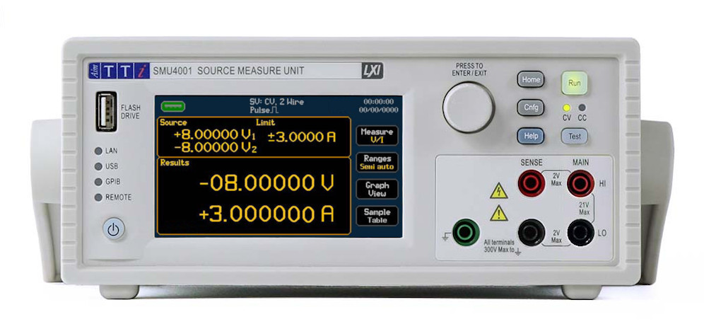 Aim-TTi SMU4001 front panel
