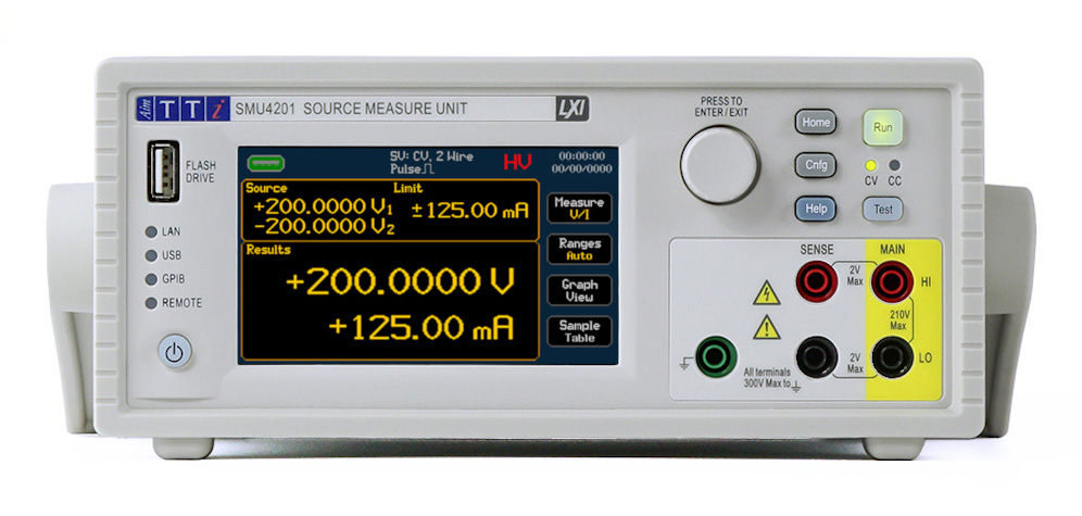 Aim-TTi SMU4201 front panel