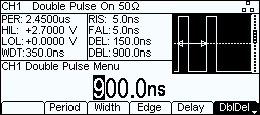 Double Pulse screen