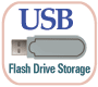 feature icon: USB flash storage