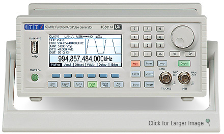 TG5011A front panel