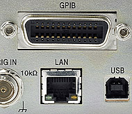 interfaces on rear panel