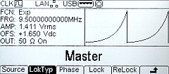 phase lock sync screen
