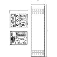 CPX400SP mechanical drawing