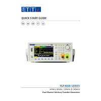 Aim-TTi TGF4000 data quick start guide