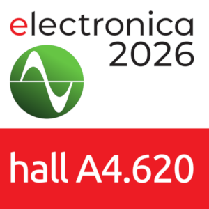 Visit us at Electronica 2026 in Hall A.620 Visit us at Electronica 2026 in Hall A.620