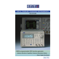 TG1010A function generator datasheet