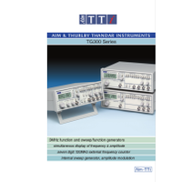 TG300 Series function generators datasheet