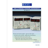 QL Series II DC power supply datasheet