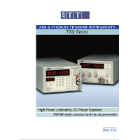TSX Series DC Power Supplies datasheet