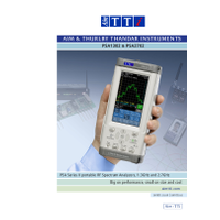 PSA Series 2 spectrum analyzers datasheet