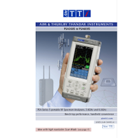 PSA Series 5 spectrum analyzers datasheet