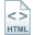 File/link type icon for HTML